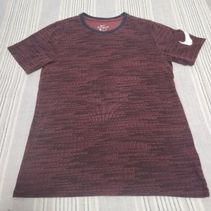 Nike Red Shirt (Small Nike Word Pattern)